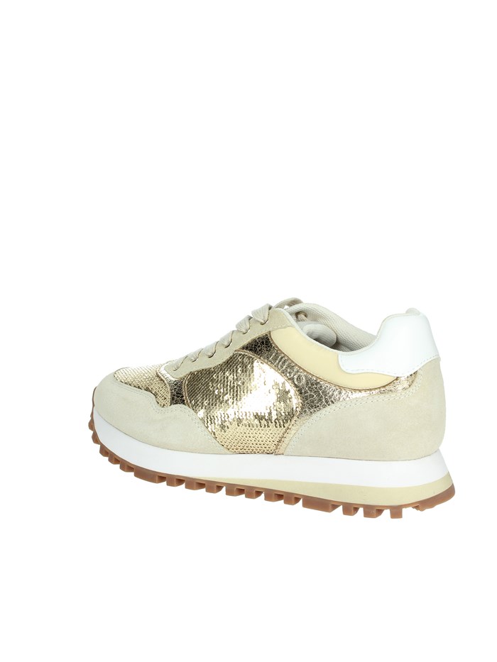 SNEAKERS BASSA BA4067 TX128 BEIGE/ORO