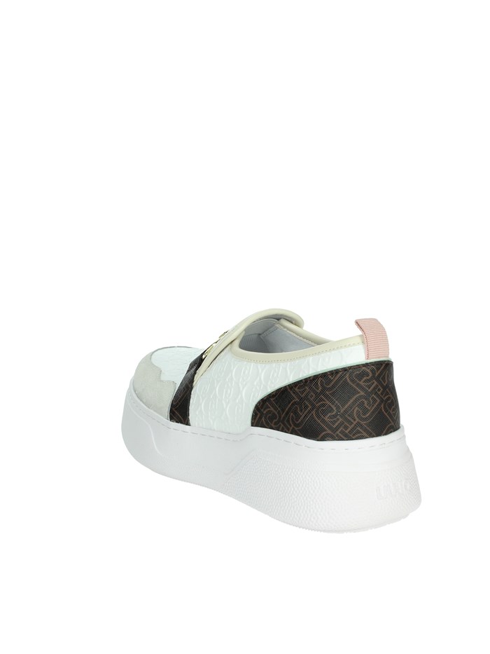 SLIP-ON BA4091 PX483 BIANCO/MARRONE