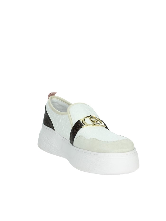 SLIP-ON BA4091 PX483 BIANCO/MARRONE