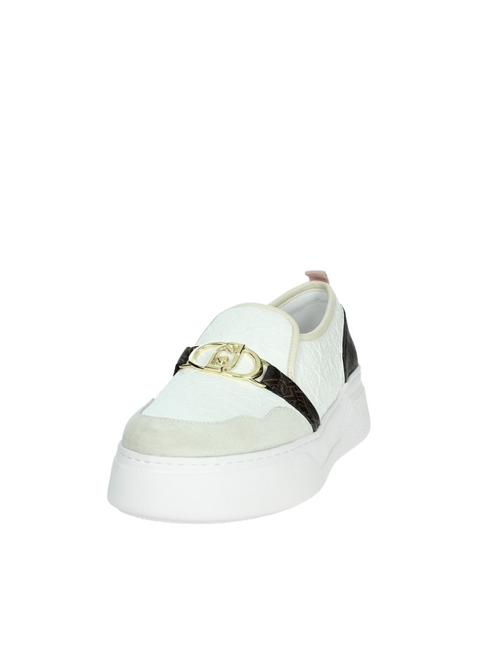 SLIP-ON BA4091 PX483 BIANCO/MARRONE