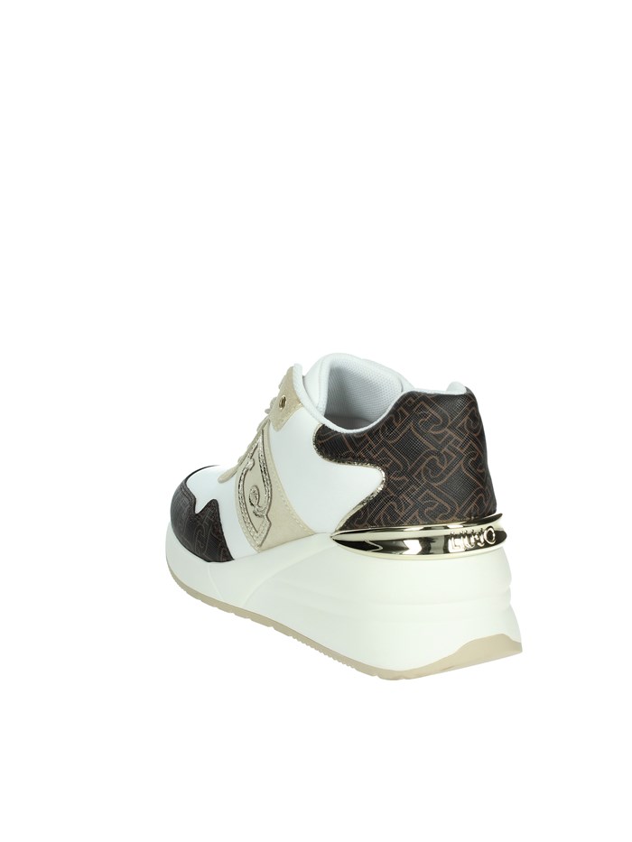 SNEAKERS BASSA BA4095 PX481 BIANCO/MARRONE