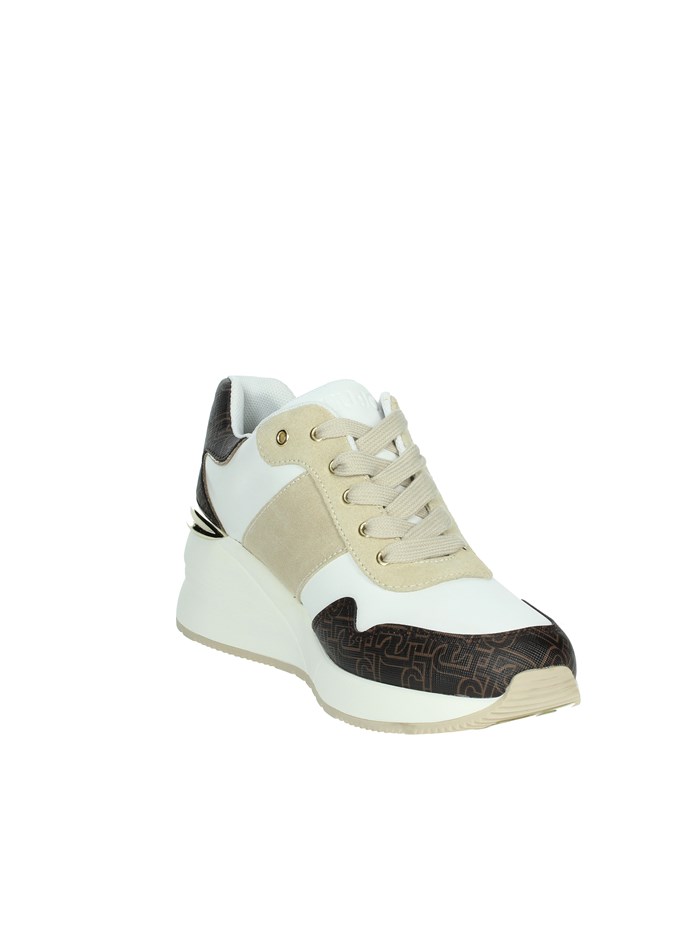 SNEAKERS BASSA BA4095 PX481 BIANCO/MARRONE