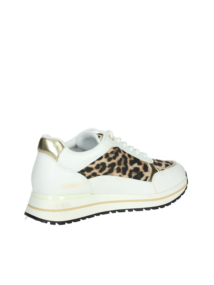 SNEAKERS BASSA BA4077 EX243 BIANCO/BEIGE