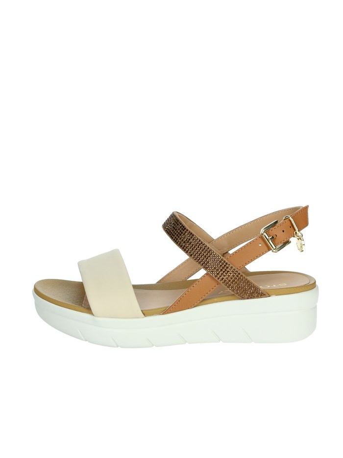 SANDALI CON TACCO 219395 BEIGE