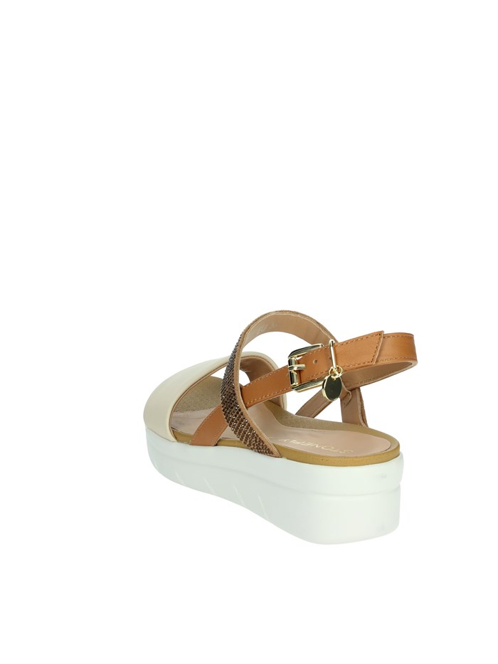 SANDALI CON TACCO 219395 BEIGE