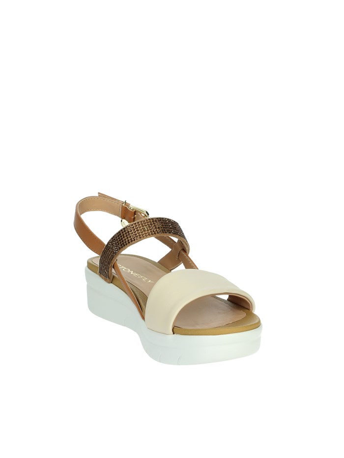 SANDALI CON TACCO 219395 BEIGE