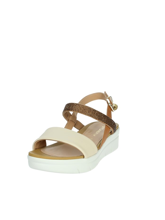 SANDALI CON TACCO 219395 BEIGE