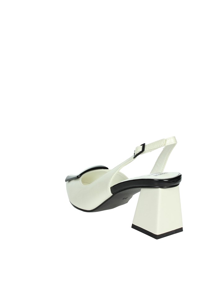 SLINGBACK 24963 BIANCO/NERO