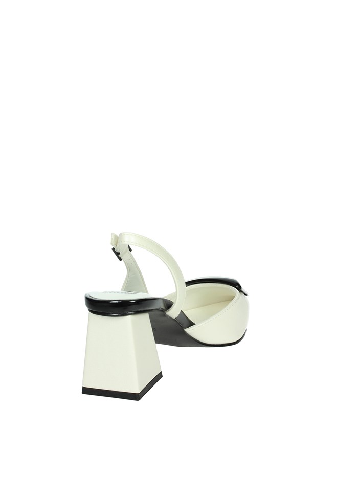 SLINGBACK 24963 BIANCO/NERO