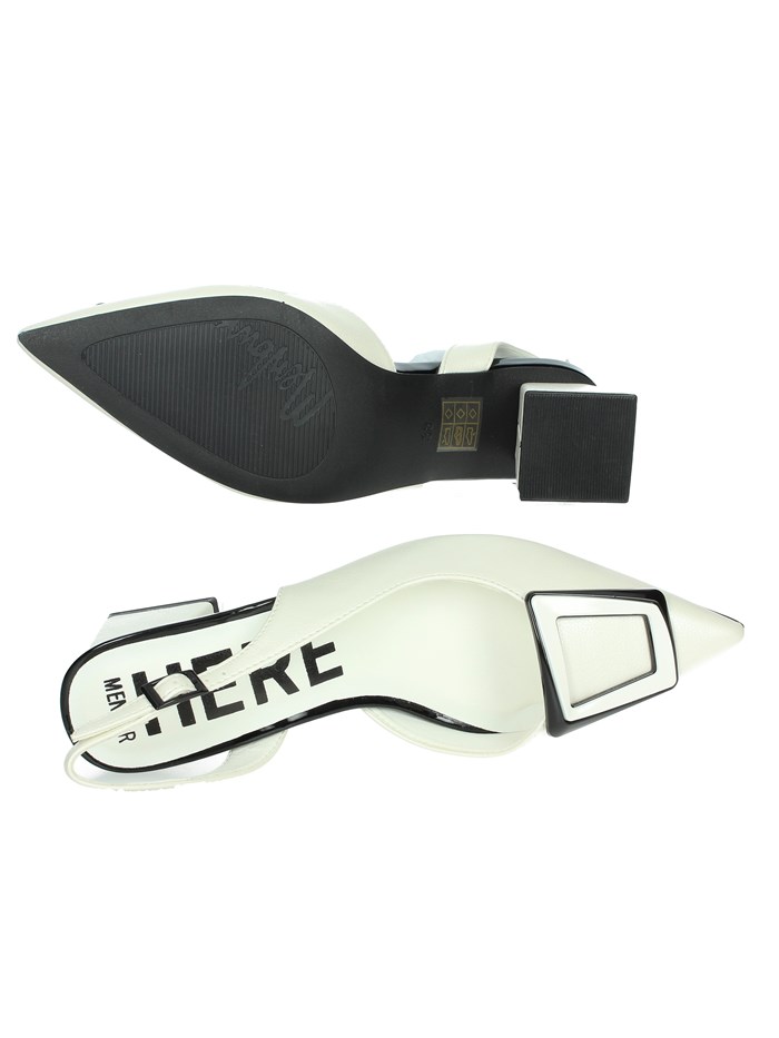 SLINGBACK 24963 BIANCO/NERO