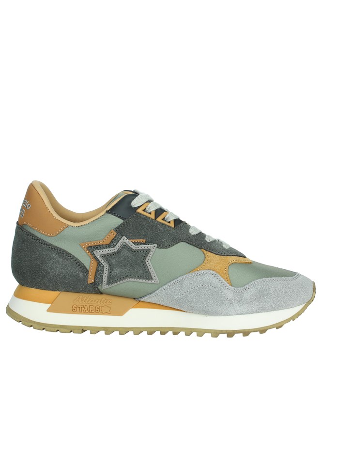 SNEAKERS BASSA AS32M100 GRIGIO/VERDE