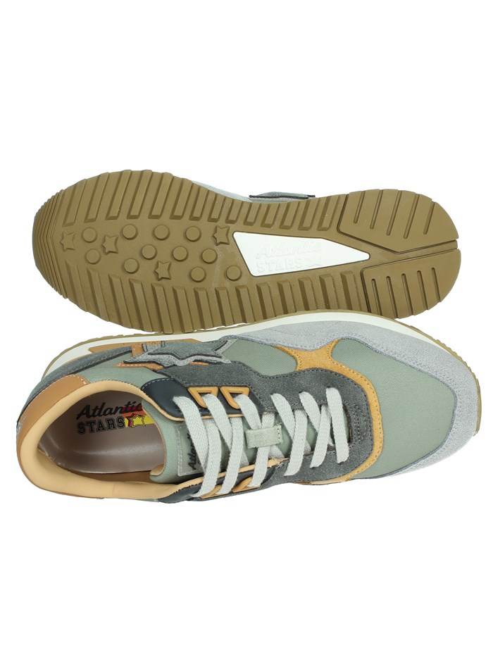 SNEAKERS BASSA AS32M100 GRIGIO/VERDE