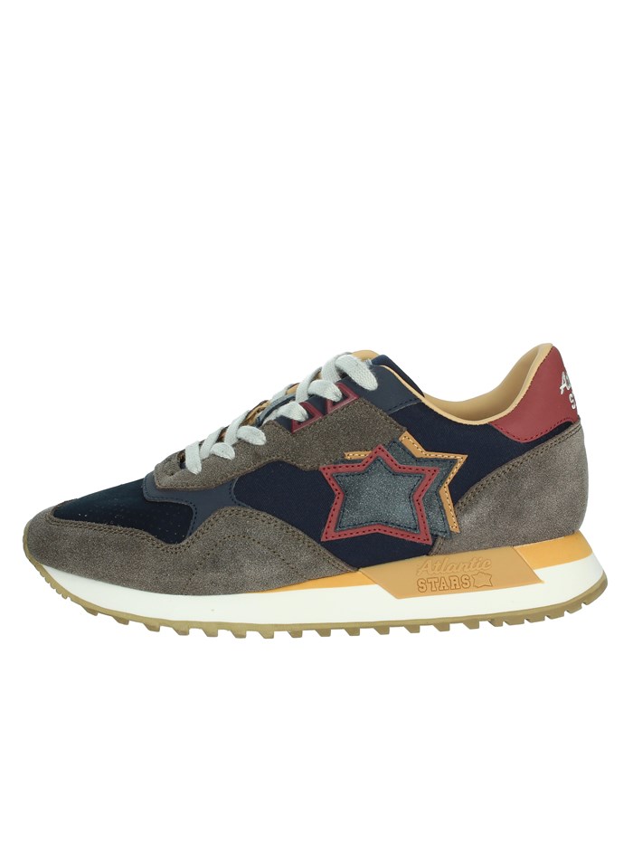 SNEAKERS BASSA AS32M100 MARRONE/BLU