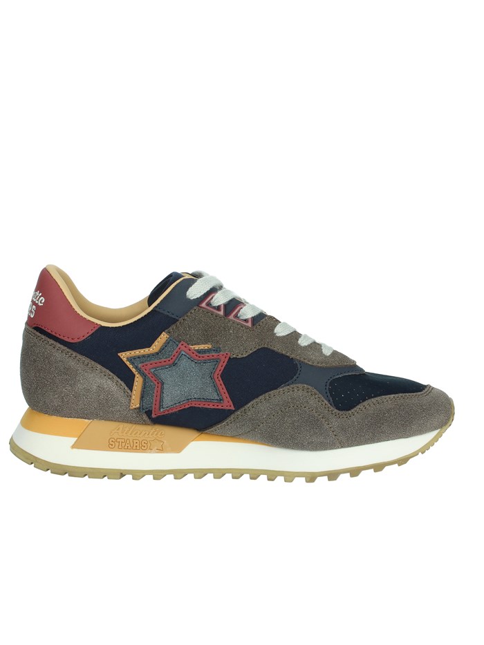 SNEAKERS BASSA AS32M100 MARRONE/BLU