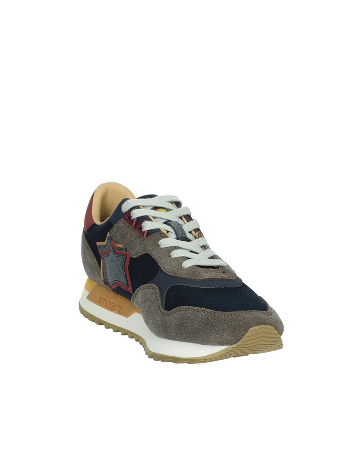 SNEAKERS BASSA AS32M100 MARRONE/BLU