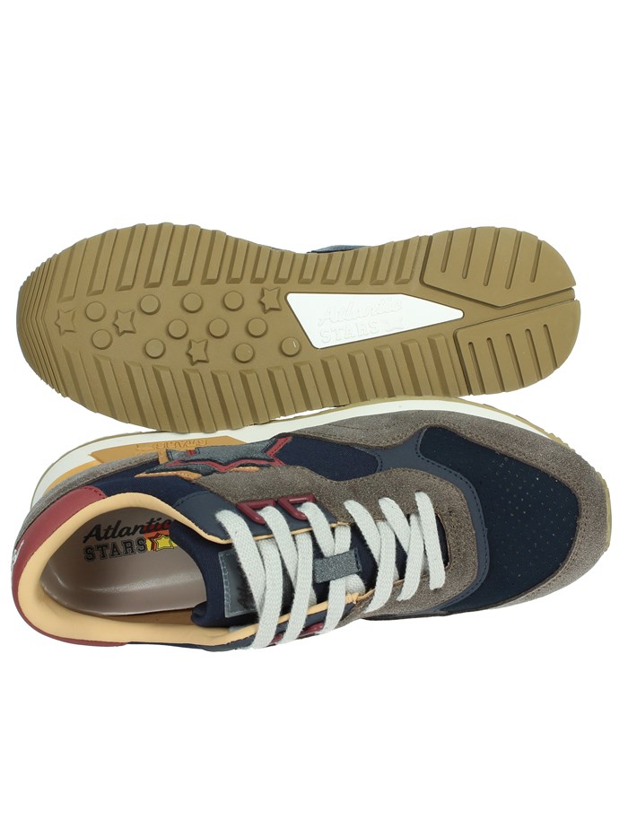 SNEAKERS BASSA AS32M100 MARRONE/BLU