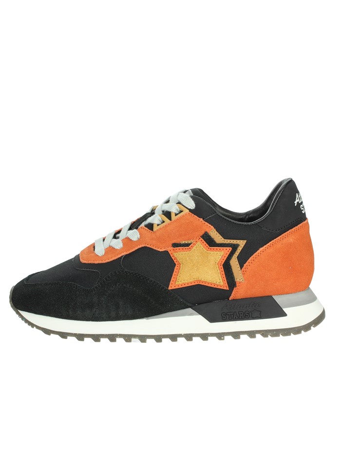 SNEAKERS BASSA AS32M100 NERO/ARANCIO