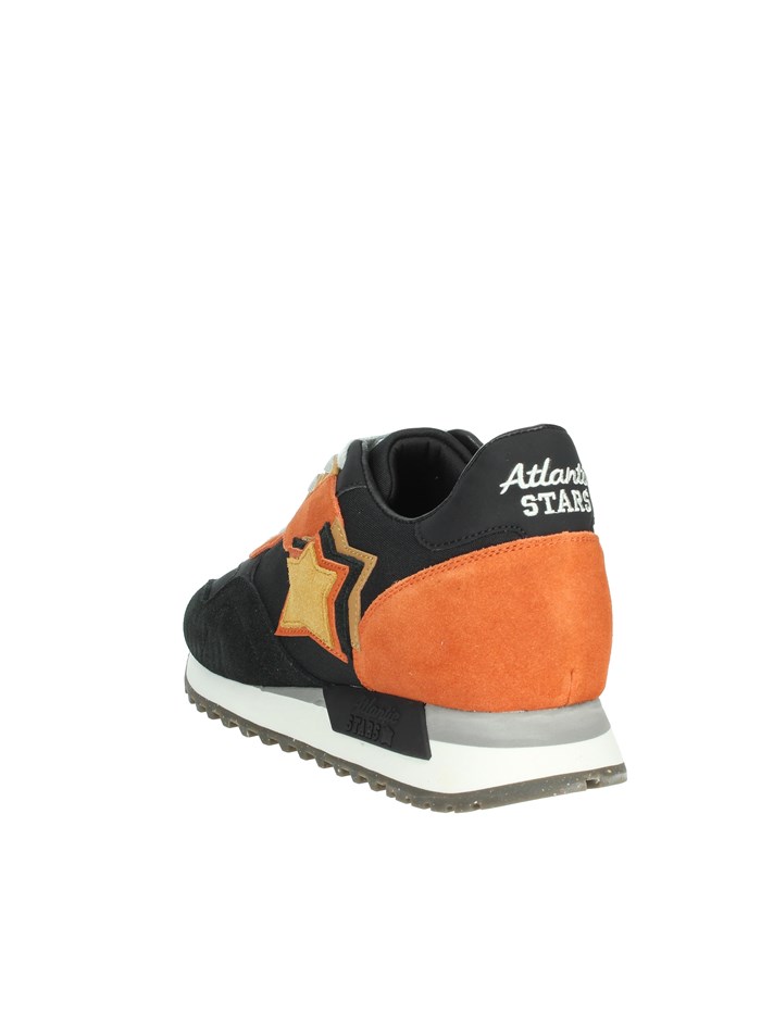 SNEAKERS BASSA AS32M100 NERO/ARANCIO