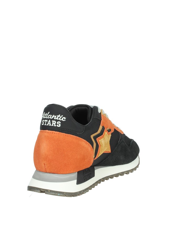 SNEAKERS BASSA AS32M100 NERO/ARANCIO