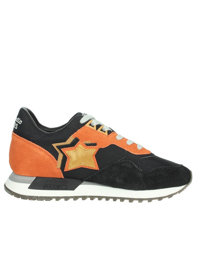 SNEAKERS BASSA AS32M100 NERO/ARANCIO