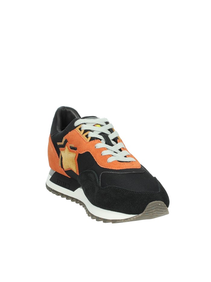 SNEAKERS BASSA AS32M100 NERO/ARANCIO