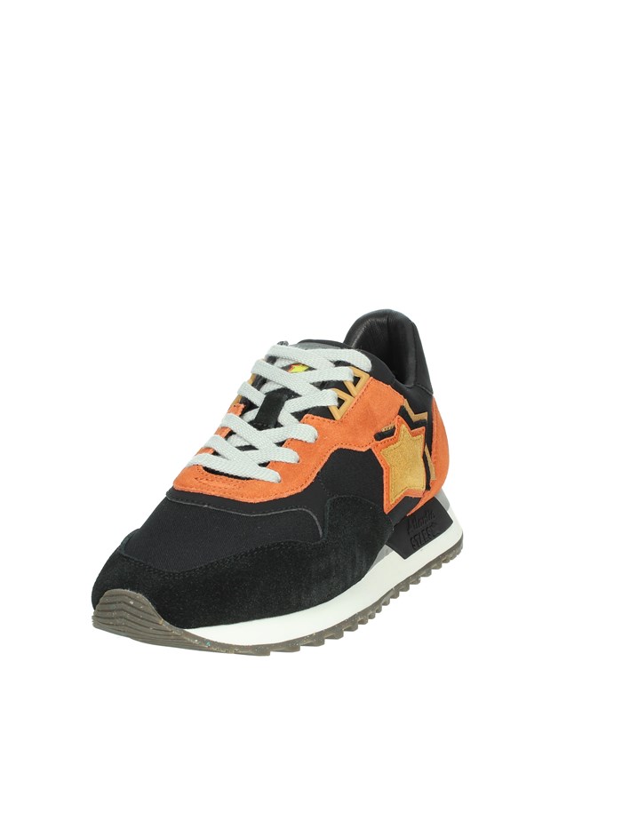 SNEAKERS BASSA AS32M100 NERO/ARANCIO