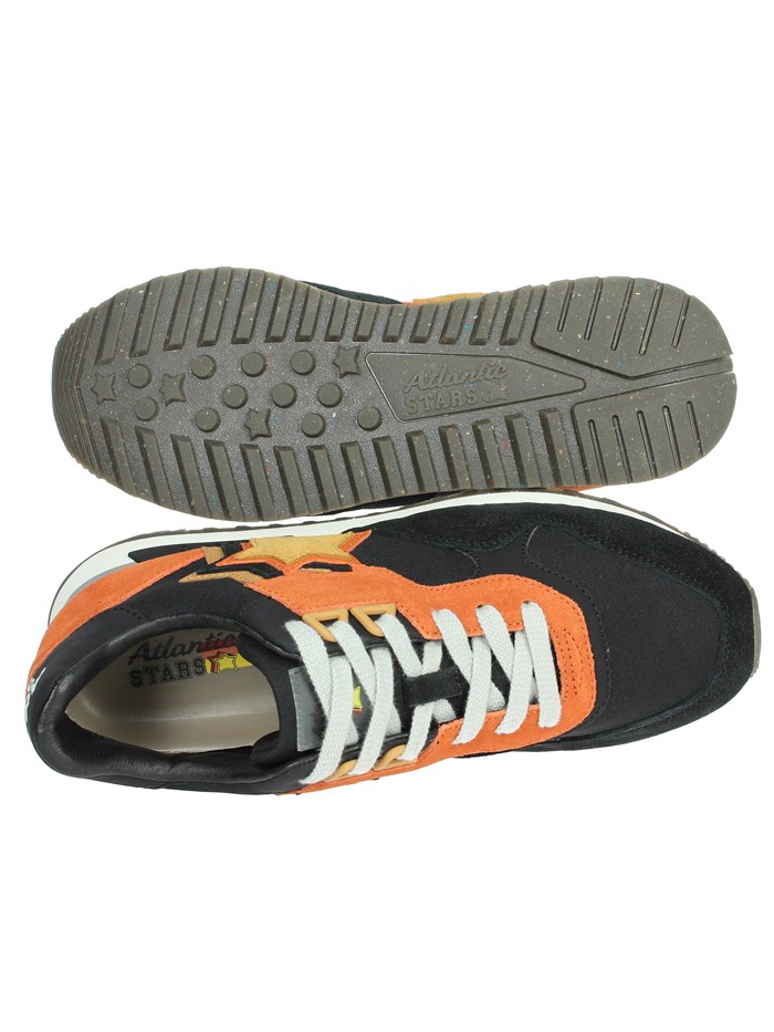 SNEAKERS BASSA AS32M100 NERO/ARANCIO