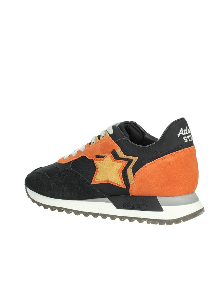 SNEAKERS BASSA AS32M100 NERO/ARANCIO