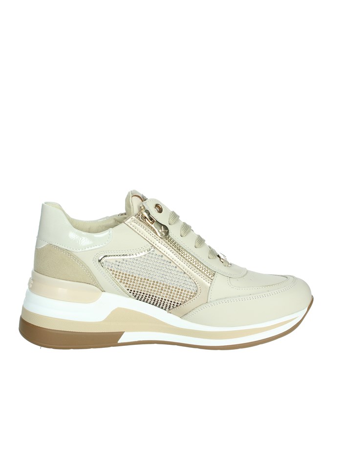 SNEAKERS BASSA K-9025 BEIGE/ORO