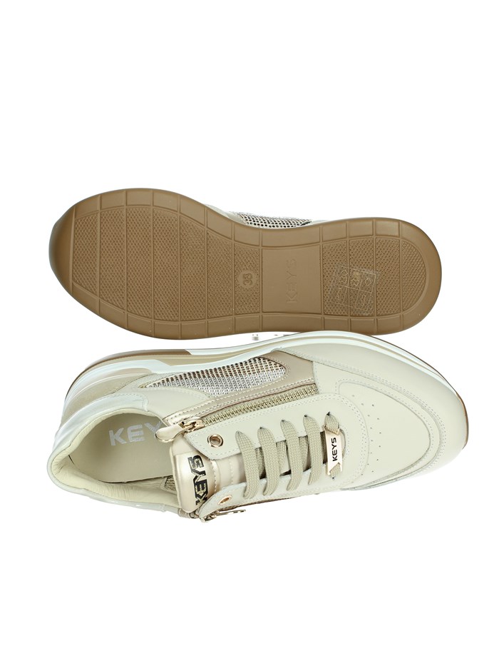 SNEAKERS BASSA K-9025 BEIGE/ORO