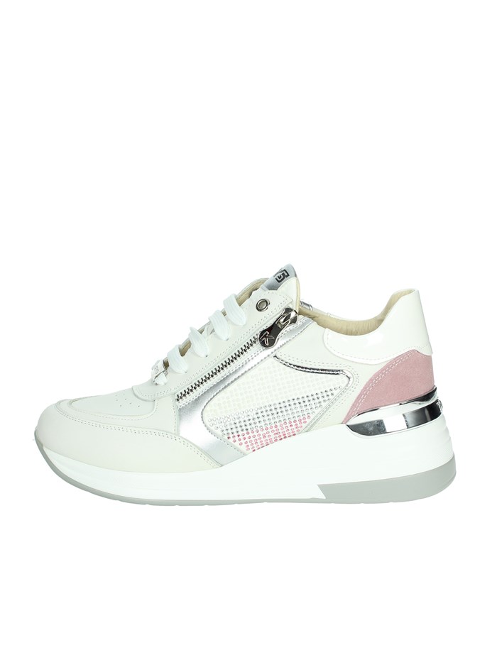 SNEAKERS BASSA K-9025 BIANCO/ROSA