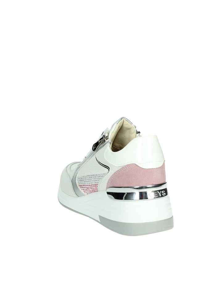 SNEAKERS BASSA K-9025 BIANCO/ROSA