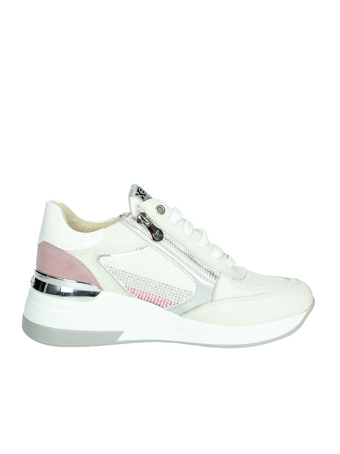 SNEAKERS BASSA K-9025 BIANCO/ROSA