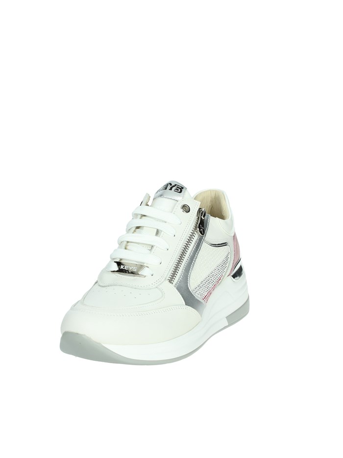 SNEAKERS BASSA K-9025 BIANCO/ROSA