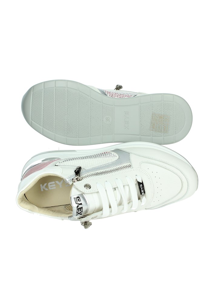 SNEAKERS BASSA K-9025 BIANCO/ROSA