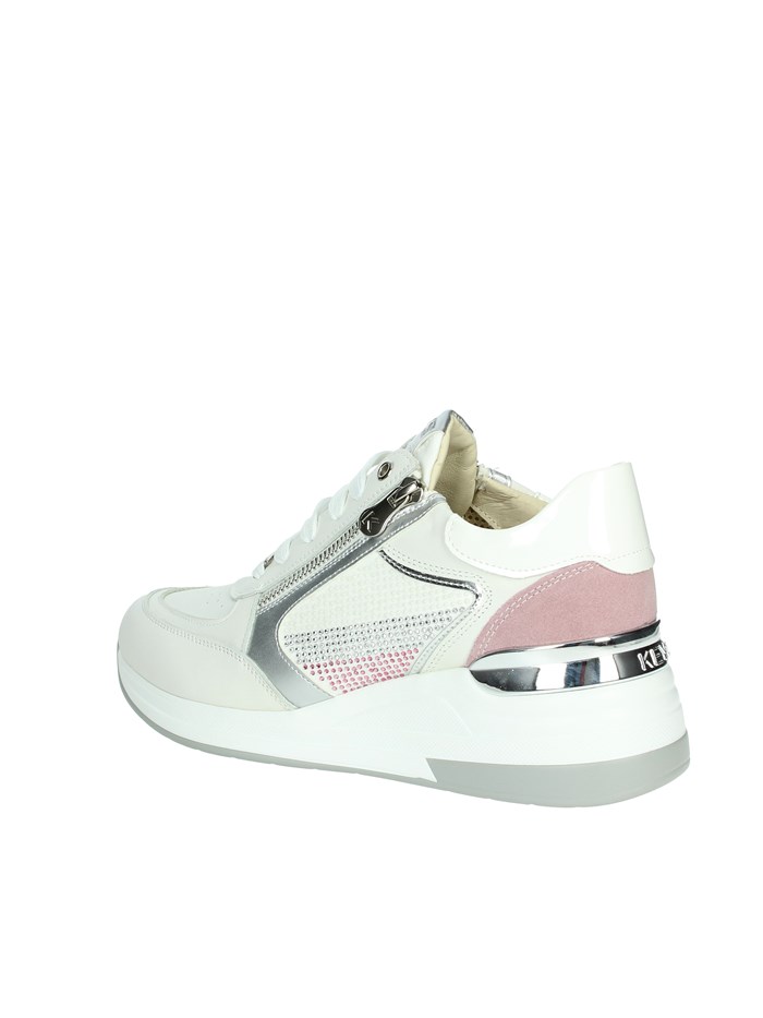 SNEAKERS BASSA K-9025 BIANCO/ROSA