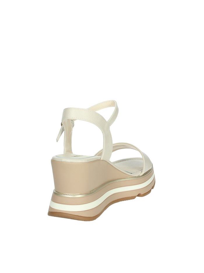 SANDALI CON ZEPPA K-9653 BEIGE