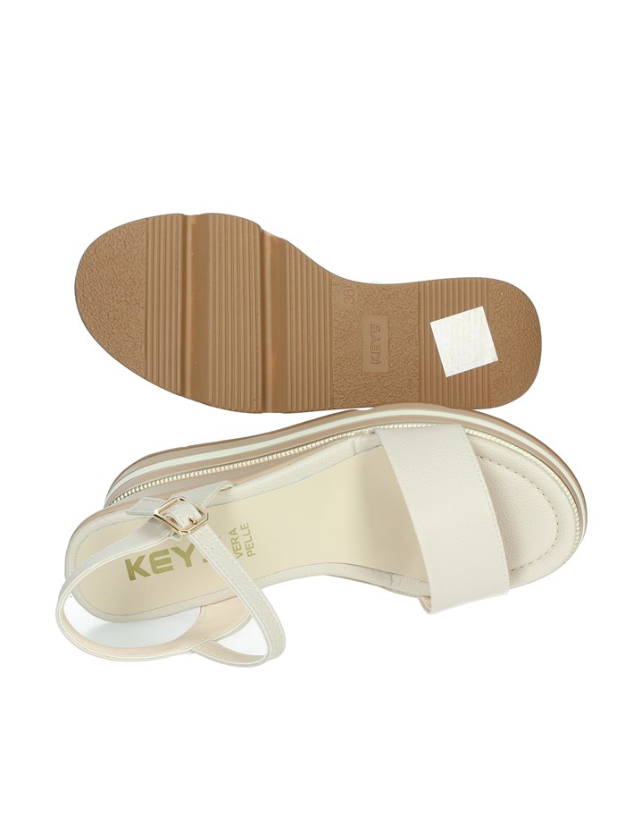 SANDALI CON ZEPPA K-9653 BEIGE