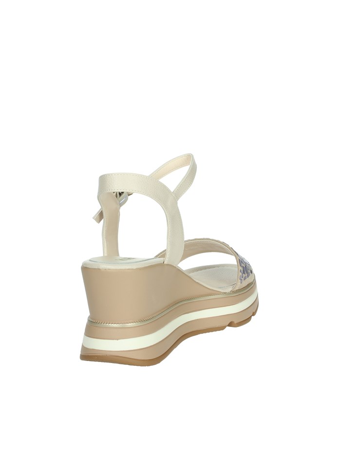 SANDALI CON ZEPPA K-9652 BEIGE