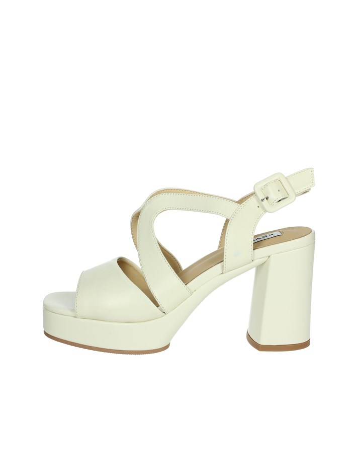 SANDALI CON TACCO K-9581 PANNA