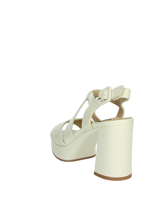 SANDALI CON TACCO K-9581 PANNA