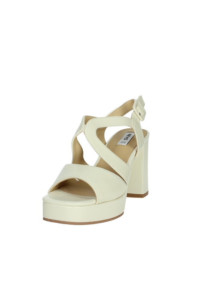 SANDALI CON TACCO K-9581 PANNA