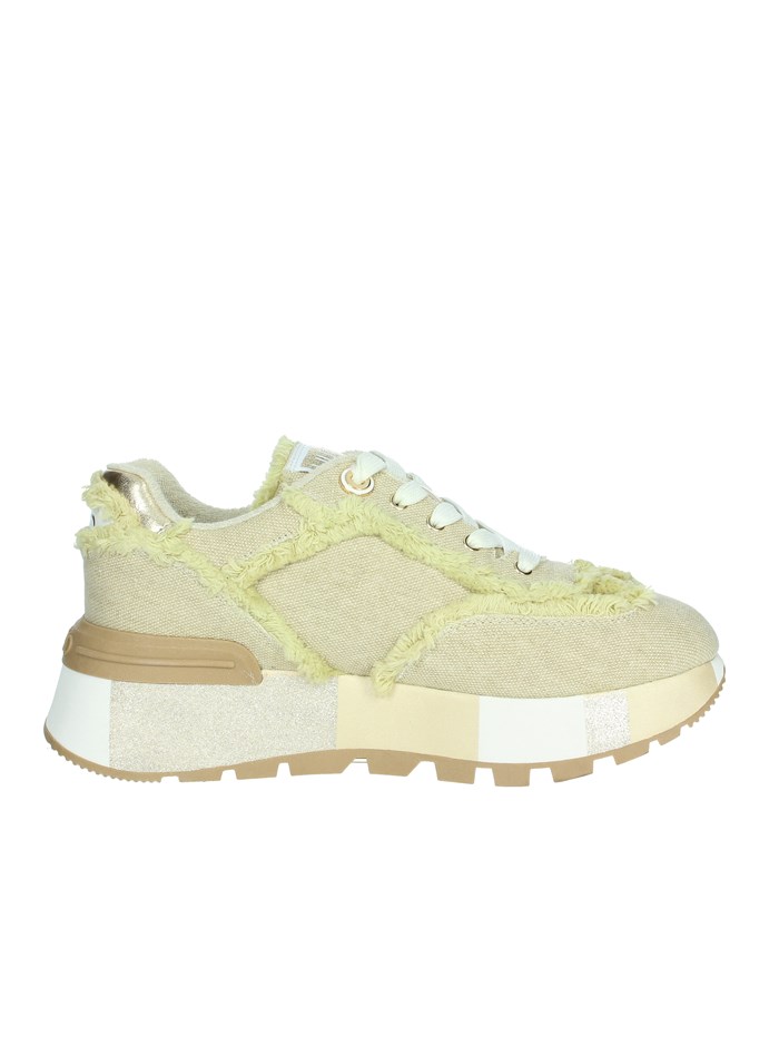 SNEAKERS BASSA BA4009 TX390 BEIGE/ORO