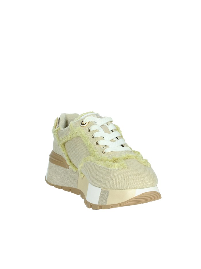 SNEAKERS BASSA BA4009 TX390 BEIGE/ORO