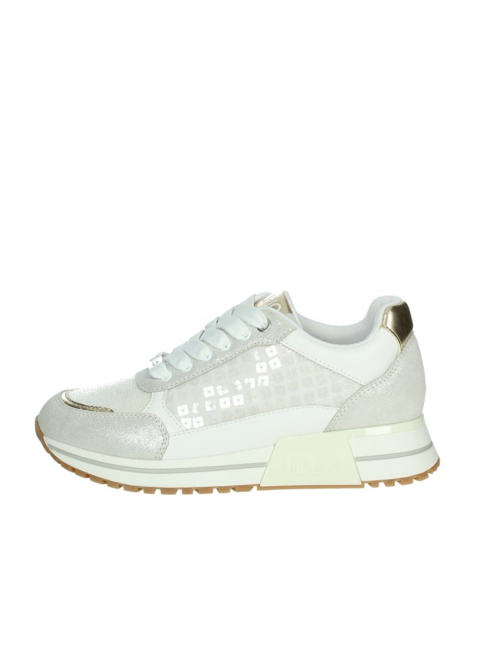 SNEAKERS BASSA BA4077 PX049 BIANCO/ORO