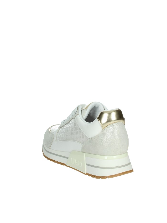 SNEAKERS BASSA BA4077 PX049 BIANCO/ORO