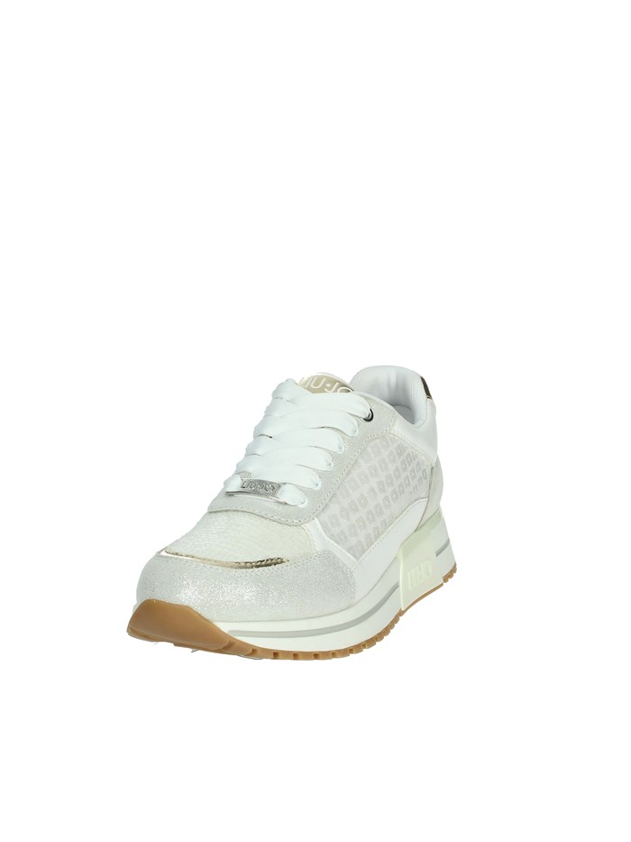 SNEAKERS BASSA BA4077 PX049 BIANCO/ORO