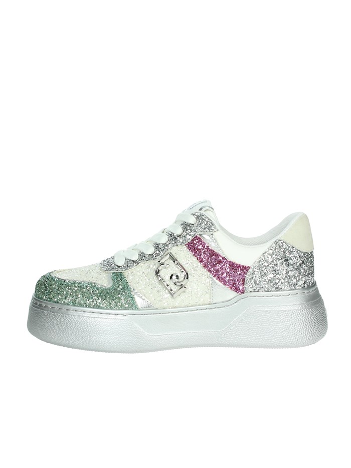 SNEAKERS BASSA BA4087 TX007 BIANCO/ARGENTO