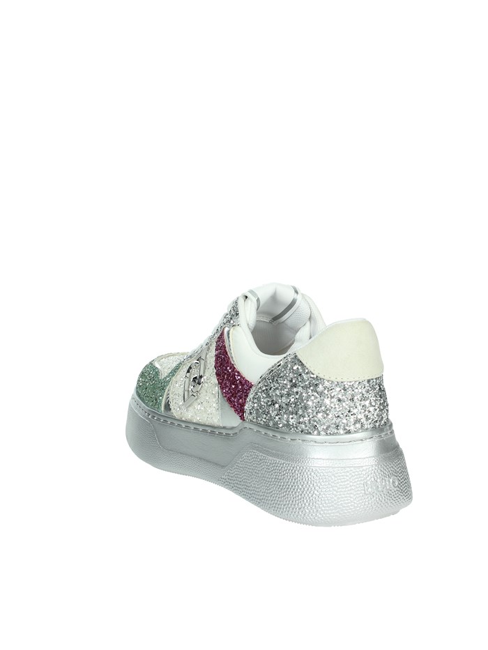 SNEAKERS BASSA BA4087 TX007 BIANCO/ARGENTO