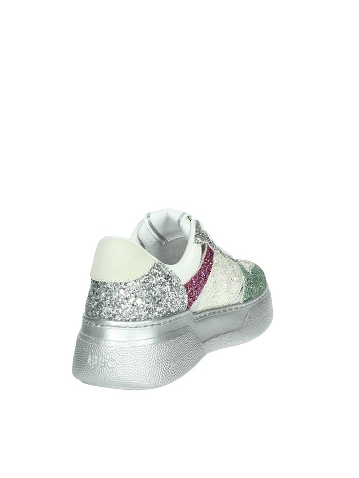 SNEAKERS BASSA BA4087 TX007 BIANCO/ARGENTO